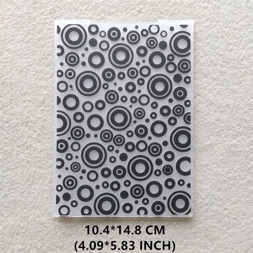 Stencil Per Goffratura Foglie In Plastica Trasparente - 10,5x14,5 Cm - Per Scrapbooking E Biglietti