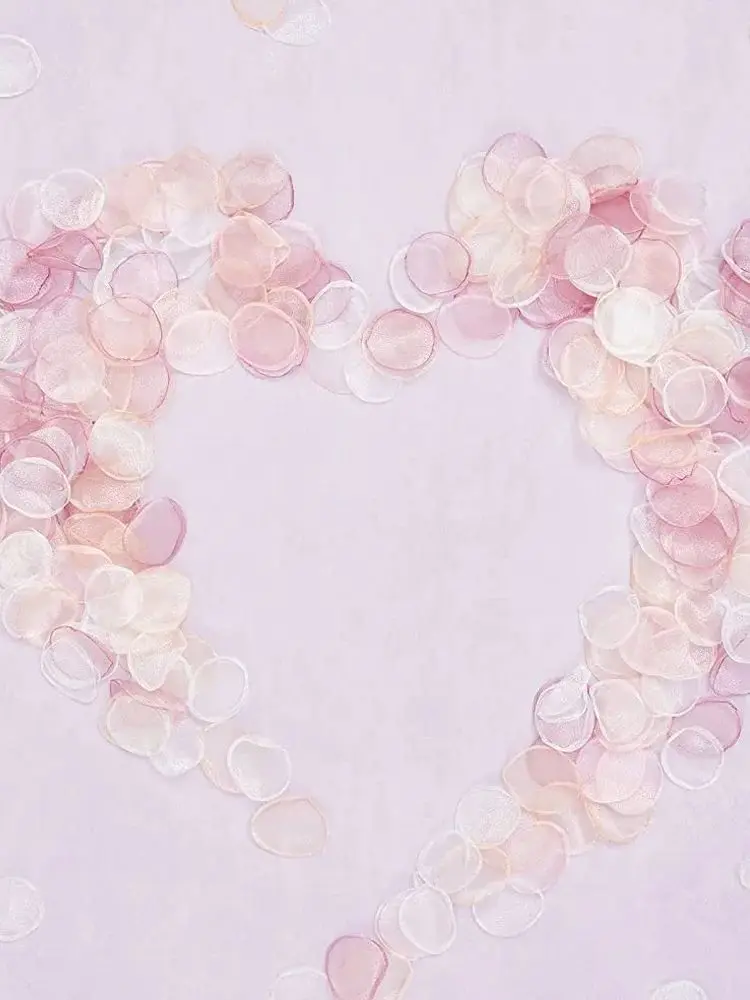 200 Teile/beutel Organza Künstliche Rosenblätter für Hochzeit Zubehör Homme Decor Romantische Erröten Rosa Handgemachte Blütenblätter – Detail 1