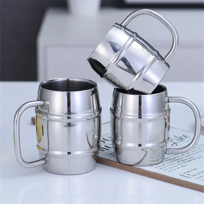 Stainless Steel Mug,Barrel Mug, Coffee Mug, Beer Mug, 16oz. (1)