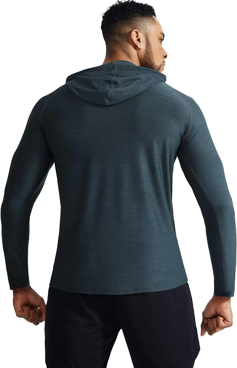 NELEUS Mens 2 Pack Dry Fit Running Shirt Long Sleeve Workout