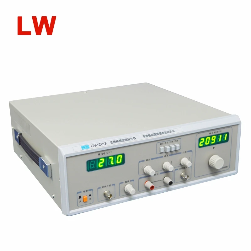 

LW1212F 100W Digital Display Audio Sweep Signal Generator 20Hz-20KHz 1S-20s Continuously Adjustable