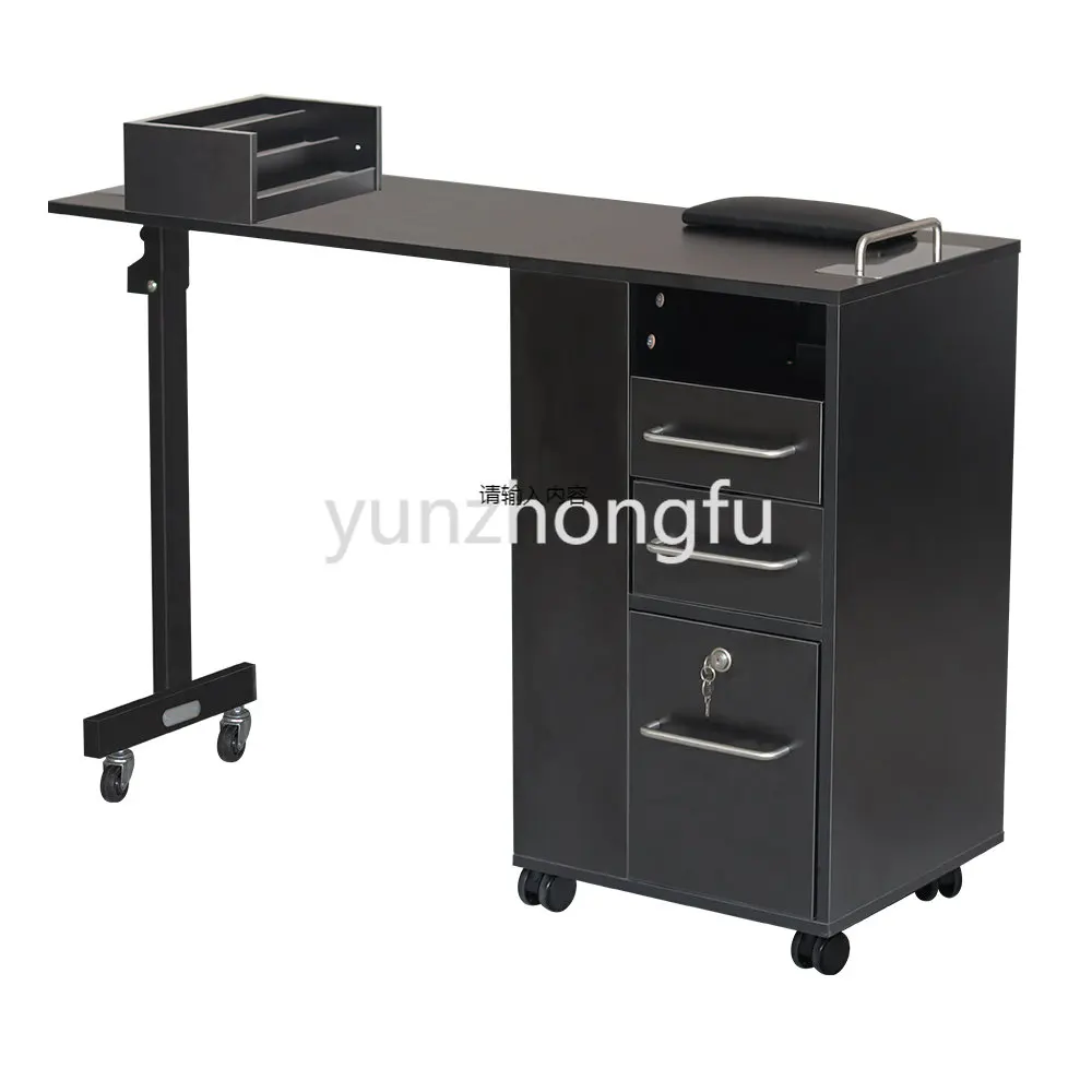 ManicureTableStationWoodFoldingPortableModernNailFoldable