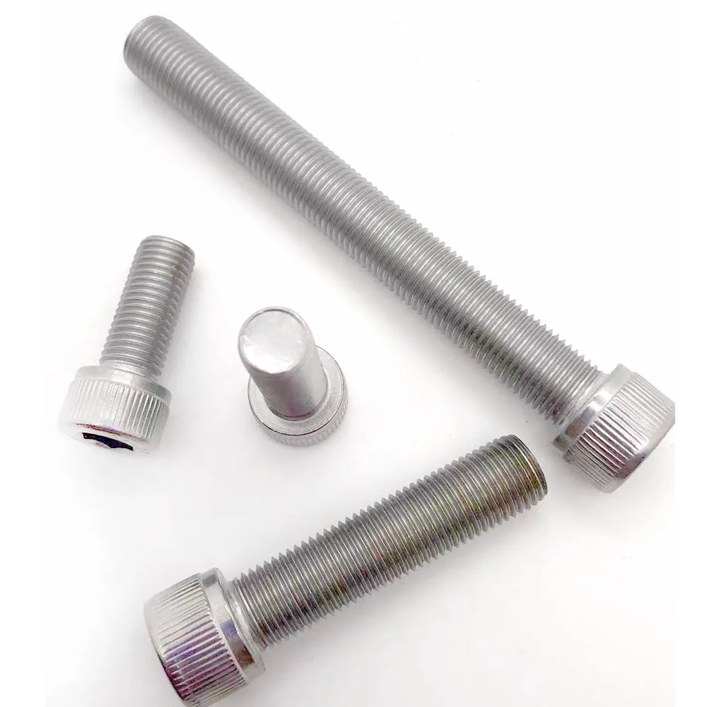 1/20 Pz M3 M4 M5 M6 M8 M10 M12 304 In Acciaio Inox A2-70 Filettatura Fine Passo Esagonale Esagono Incassato Tappo Rotondo Ve A Testa Bullone A Brugola - Foto 9