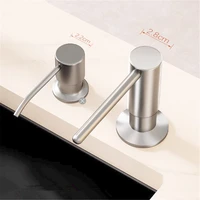 ห้องน้ําโลหะในตัวเครื่องจ่ายสบู่เหลวทองเหลืองอ่างล้างจานผงซักฟอกห้องครัวอุปกรณ์เสริม 100 ซม./500ML 4