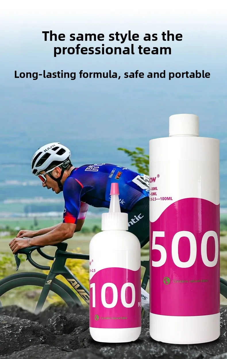 Fahrradreifen-Dichtmittel für schlauchlose Pannenreparaturflüssigkeit, schneller Schutz, langwirksames Latex für MTB-Rennradreifen – Detail 9