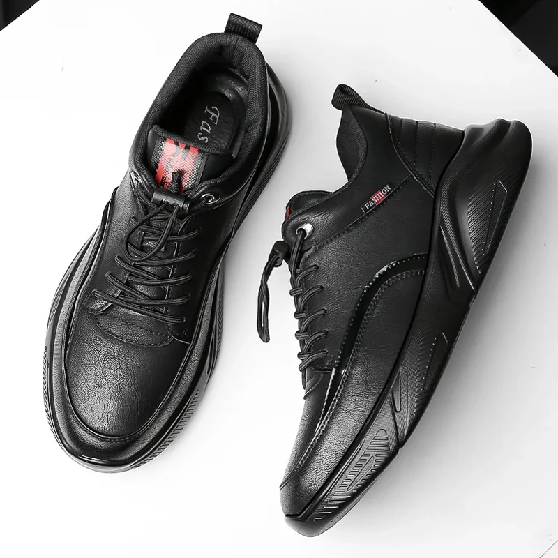 

Designer Brand Men's Thick Sole Shoes Low Top Casual Shoes Men's Oxford Shoes Outdoor Travel Shoes Massage Soles Wear-resistant