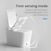 Smart Toilet, Tankless Toilet with Foot Touching Lid Opening, Auto Lid Closing and Flushing, Digital Display, Toilet Smart 3