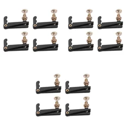 Set of 4 Plated Iron Violin Fine Tuners and String Adjusters (12pcs)