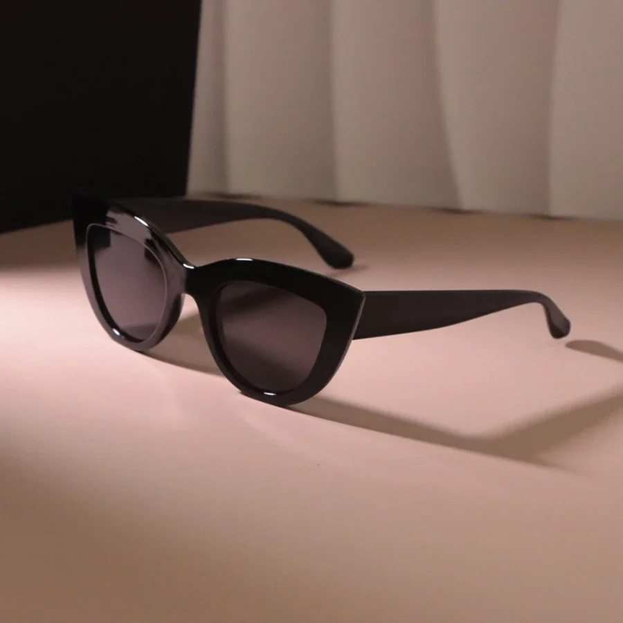 Katzenauge Vintage Sonnenbrille Frauen Männer Marke Designer Rahmen Retro Sonnenbrille weibliche männliche Spiegel im Freien Schatten oculos de sol – Detail 1