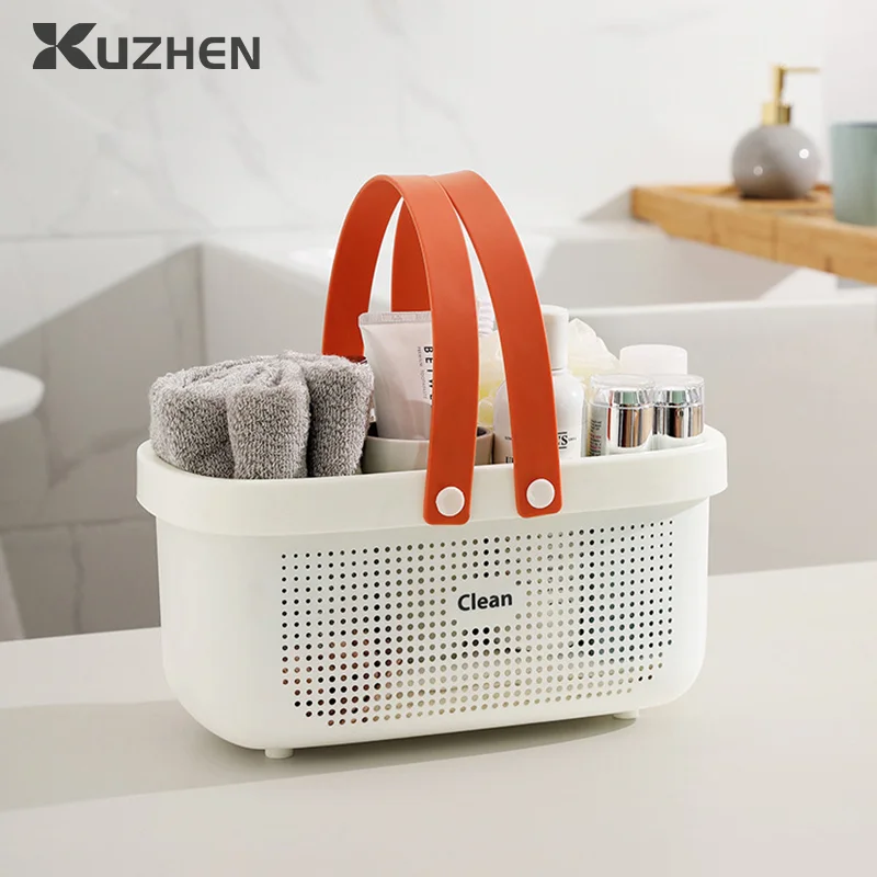 

Портативная корзина для душа, пластиковый органайзер, сумка для хранения с ручками, сумка для туалетных принадлежностей, коробка для ванной, кухни, спальни