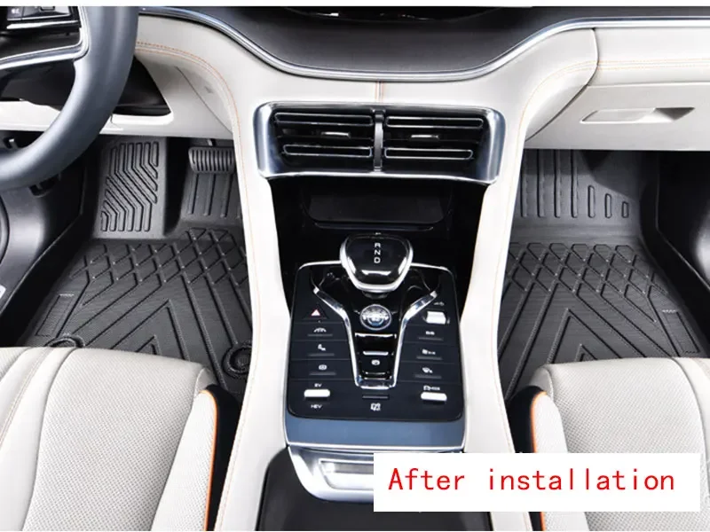 Car Floor Mats For BYD Song Plus DM-i EV 2024 2025 Seal U Trunk Mat Backrest Cushion Non-slip Foot Pad Cargo Liners