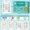 Children Montessori Drawing Toy Pen Control Training Color Shape Math Match Game Set Toddler Learning Activities Educational Toy 2