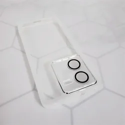 Luxury Soft Silicone Phone Case with Camera Protection and Acrylic Lens Film Back Cover for IQOO Z8(China) (Transparent White)