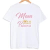 1st Birthday Princess Family Matching Clothes Birthday Girls Party Father Son Mother and Daughter Shirts Crown Print Tops Gifts 4