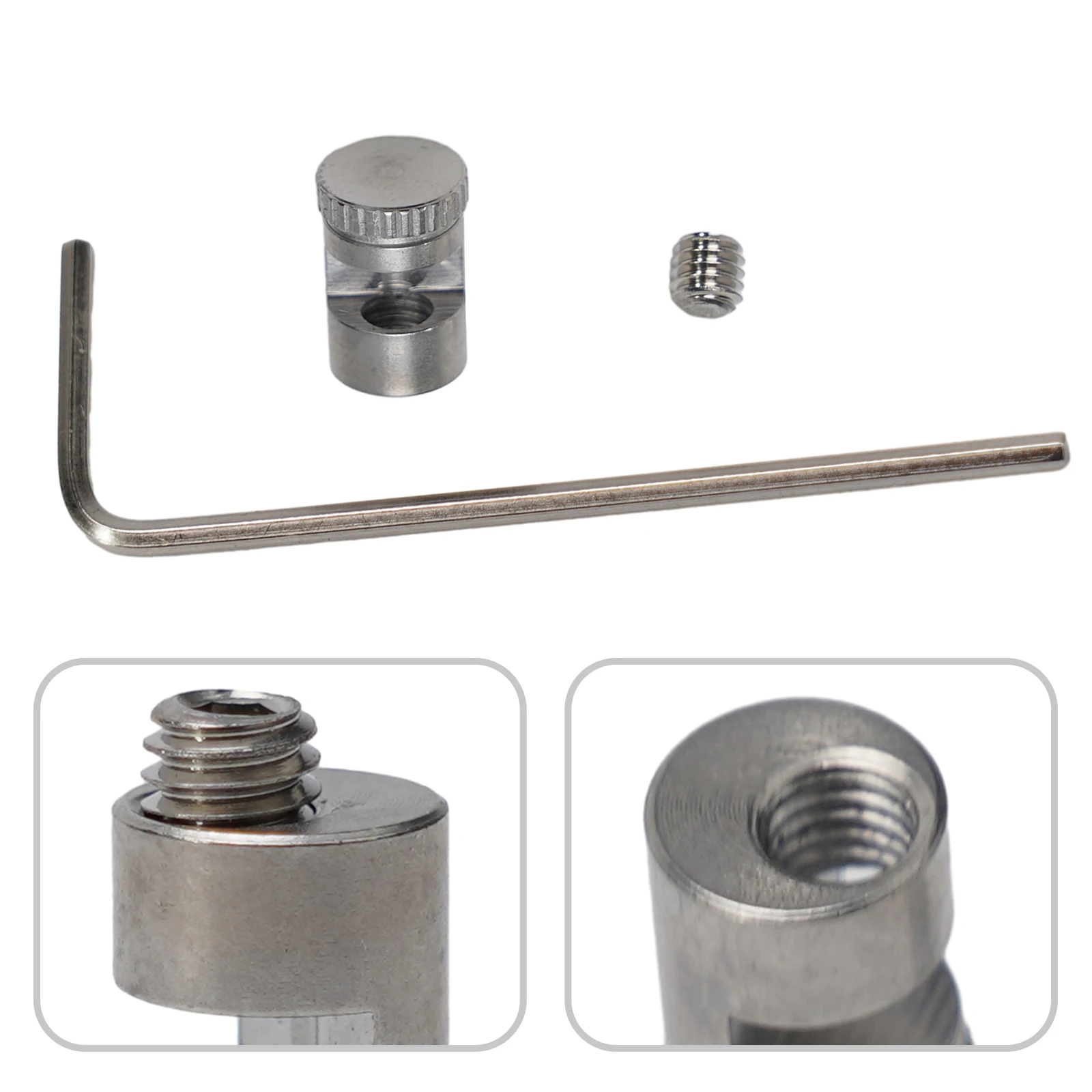 3PCS 110 Thumb Stud Push Cutter Button 416 Stainless Steel 110 Screw Pusher Screw Replacement Outdoor&Camping Tool Accessories