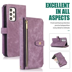 Crossbody Wallet Phone Case with Lanyard - Sam A25 (PURPLE)