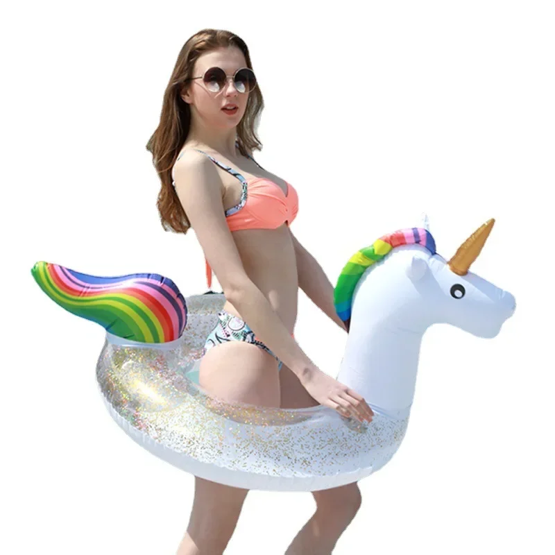 Unicorn Swimming Circle Large Size Thickened Rescue Ring Sports And Entertainment Product From China Mainland
