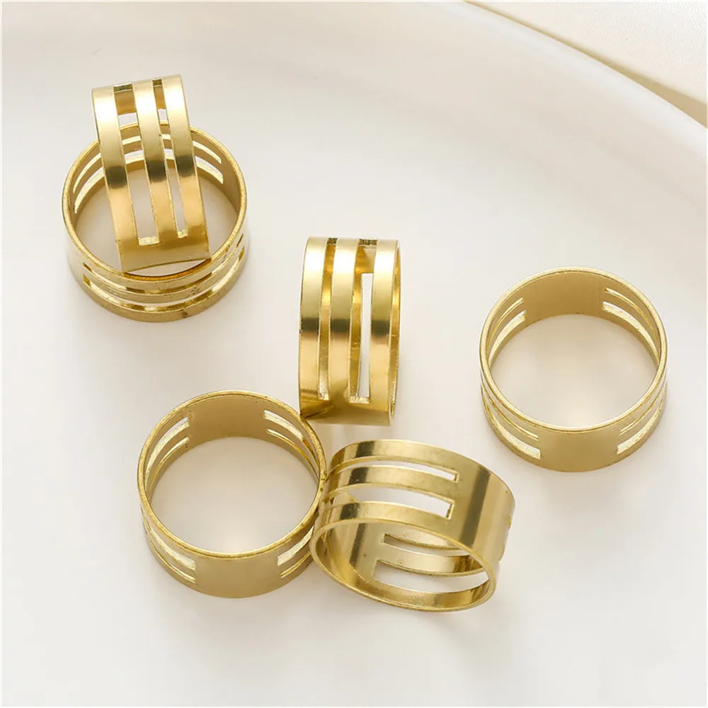 

Thimble DIY handmade copper ring opening closing auxiliary tools jewelry accessories beads ring