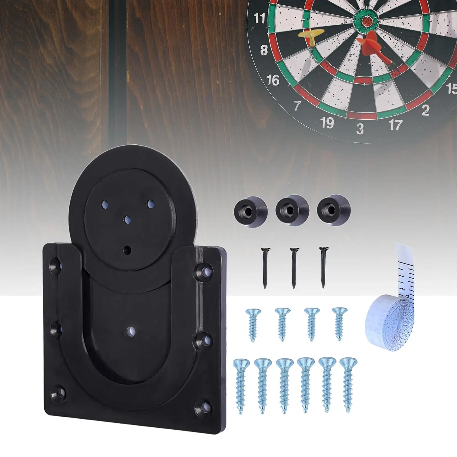 

Dartboard Mounting Bracket Kit Durable Easy to Install Holder Dart Board Display Wall Dartboard Mounting Bracket for Wall Home