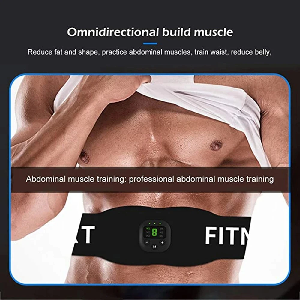 Cintura dimagrante elettrostimolatore muscolare ems addominale_voghion.com