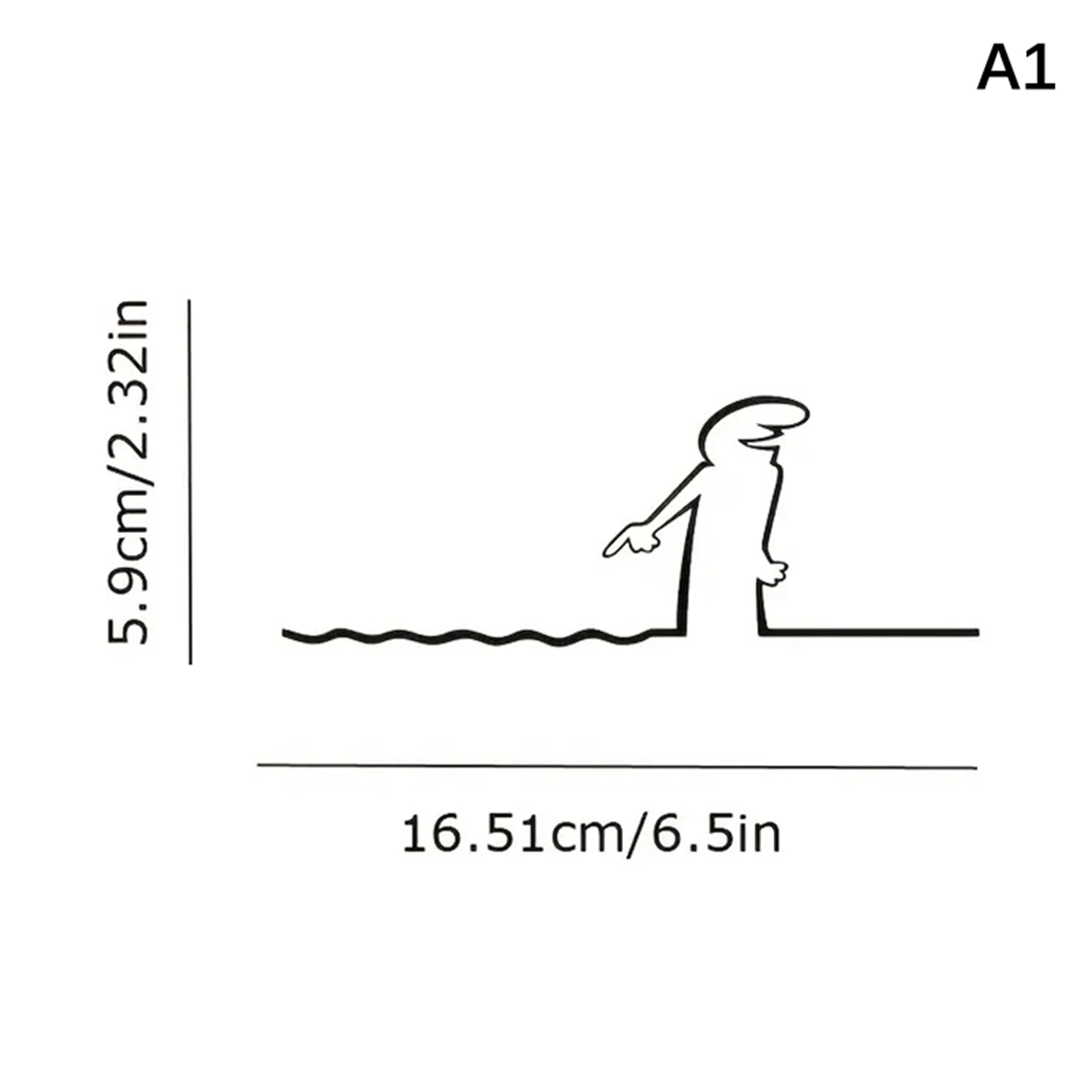 La Linea Line Art-pegatina de pared minimalista, autoadhesiva, impermeable, para paredes, puertas, vidrio, coches, decoración del hogar y del coche
