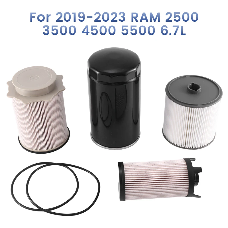 

Комплект запчастей для дизельного и масляного фильтра, комплект для 2019-2023 RAM 2500 3500 4500 5500 L 68436631AA, 68157291AA, 05083285AA