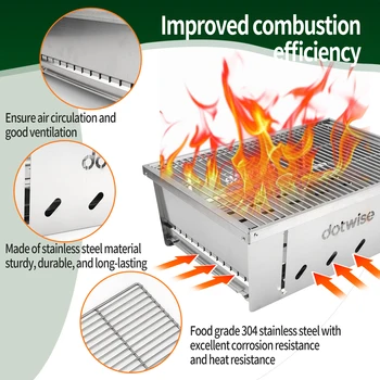 Portable Camping Grill Stove 4