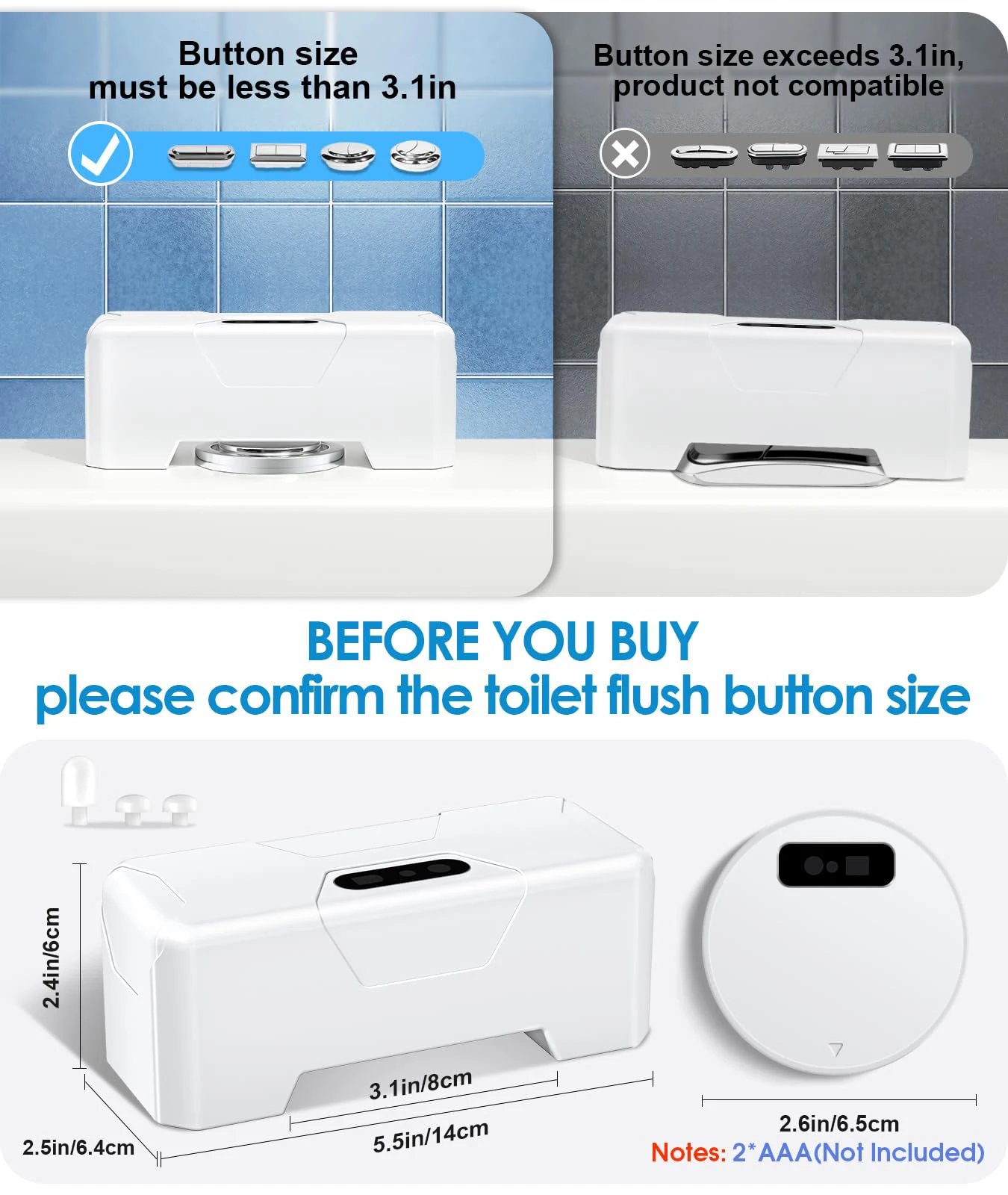 Toilet Flusher Touchless Kit Infrared Sensor For Toilet