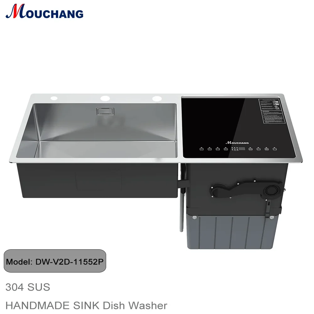Multifunctional Automation Household Stainless Steel Kitchen Sink Dishwasher 3