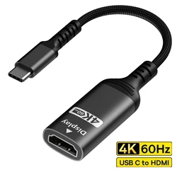 4K USB - C to HDMI Cable Adapter (USB C - HDMI 1PCS)