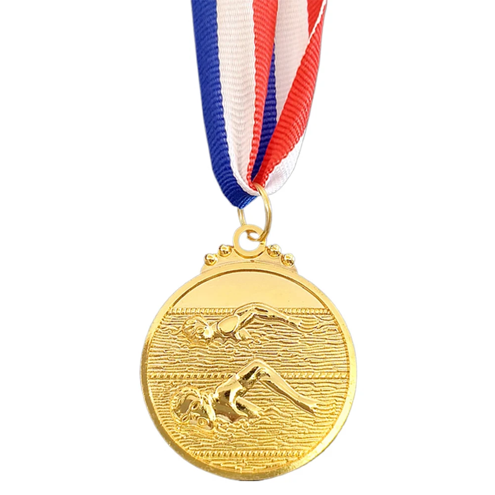 5cm Swimming Medal Award Medals Neck Ribbon Competition Awards 1st/2nd/3rd Place Medals Competitions Party Race