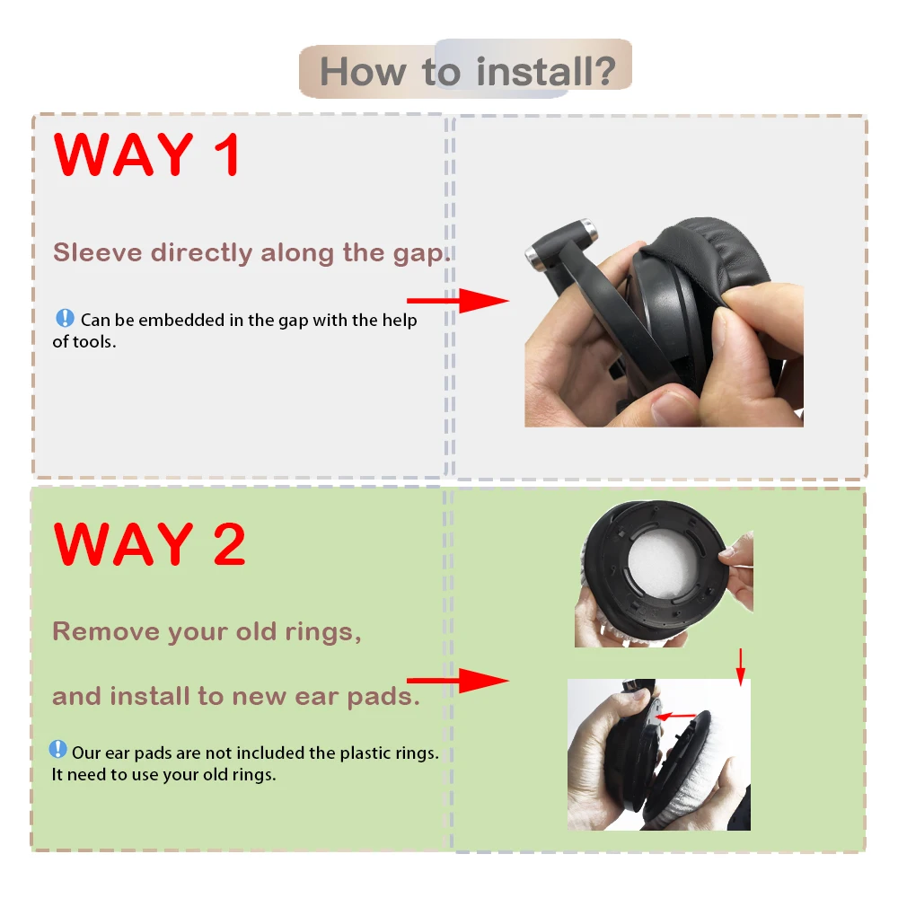 Eartlogis Nova Chegada Substituição Almofadas de Ouvido para Blitzwolf Bw-gh1 Fone Ouvido Earmuff Capa Almofadas - Image 6