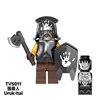 Ten-yearconstructionofthe king's ring for children,toy orcs,dwarf elves,knight Lohan,action figures,military wars,bricks, gifts. 5