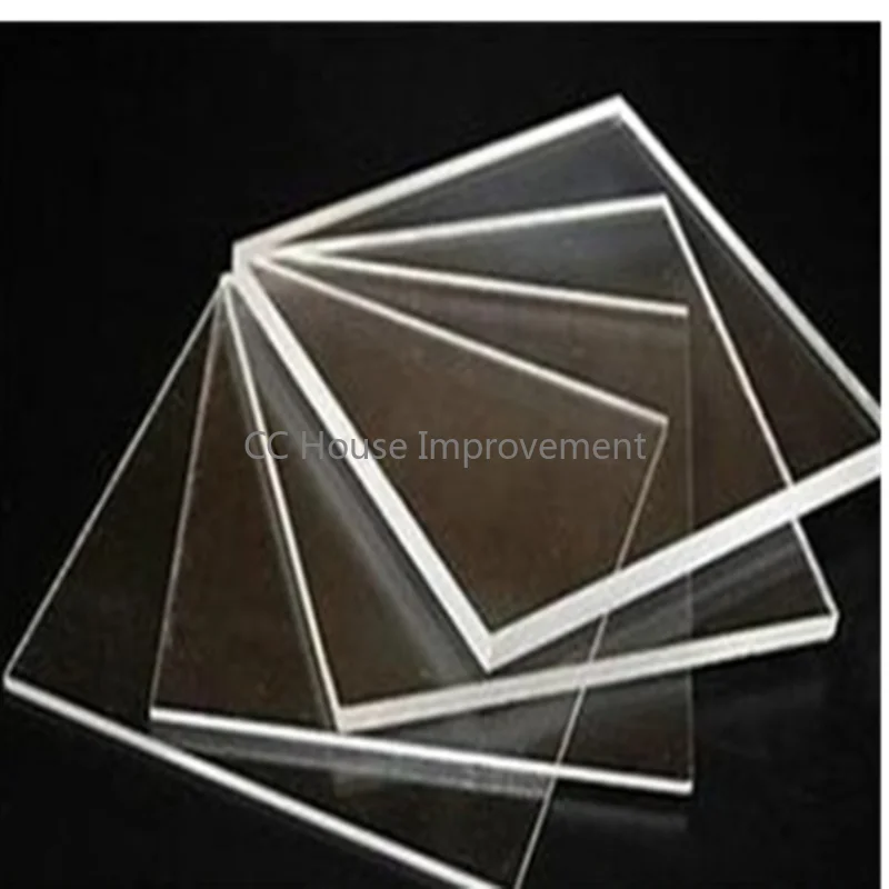 Width 50mm Clear Acrylic Sheet Transparent Plastic Board for Picture Frame Glass Replacement Project Display Painting