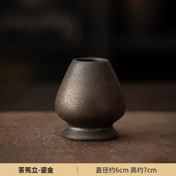 Japanese Coarse Pottery Matcha Tea Accessory Set (Style C)