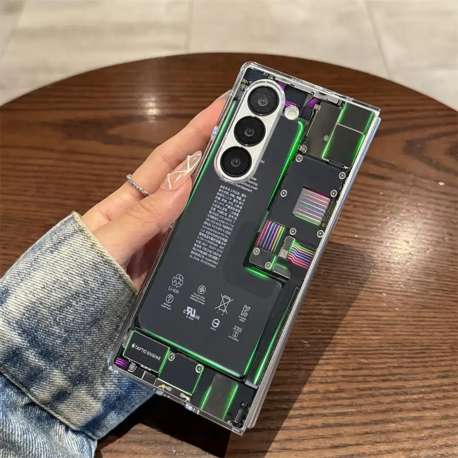 Transparent Soft Phone Cover with Camera Protection & Battery Access