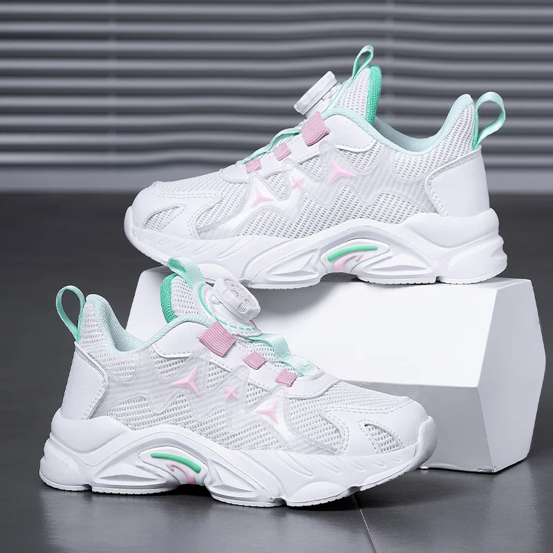 

New Kids Sneakers Sport Shoes Noctilucent Lightweight Running Shoes Boys Girls Sneakers Tenis Breathable Antislip Children Shoes
