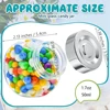 1.7 oz Small Glass Jars with Lids Mini Candy Jars Tiny Mason Jar Candy Containers for Party Favors Wedding Gifts Spice Honey 2