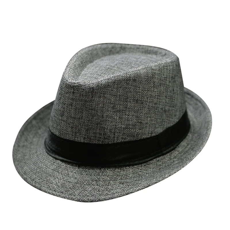 Summer Fedora Hat for Men Fashionable Elegant Vintage Black Women White Red Brim Panama Top Jazz Beach Unisex Classic fedora hat fashion hat