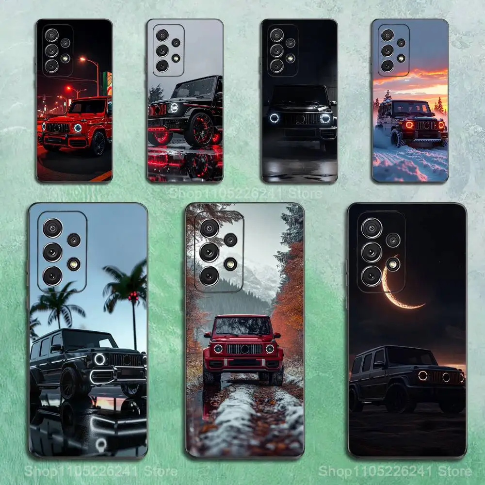 Cool Art Car Phone Case - Soft Silicone Black Cover