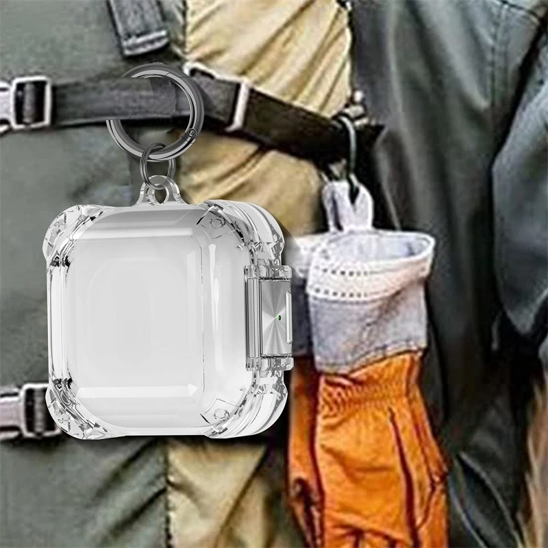 Premium Protective Case with Carabiner for True Wireless Earphones