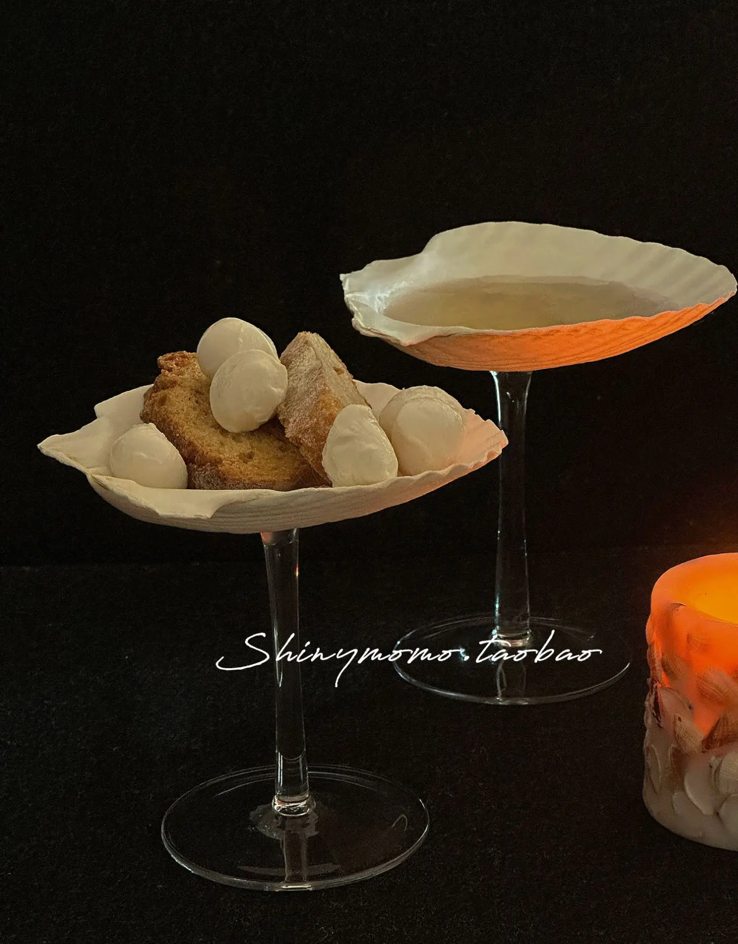 Handmade Tall Glass, Natural Conch Shell Wine Glass, Creative Design, Shell  Tray Gift, High-end Decoration Interesting Cup - AliExpress