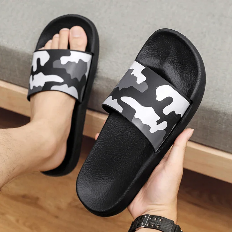 Slippers For Men Indoor Outdoor Men's Slipper Summer Man Sandal Fashion Casual Soft Non-slip Lightweight Male Footwear