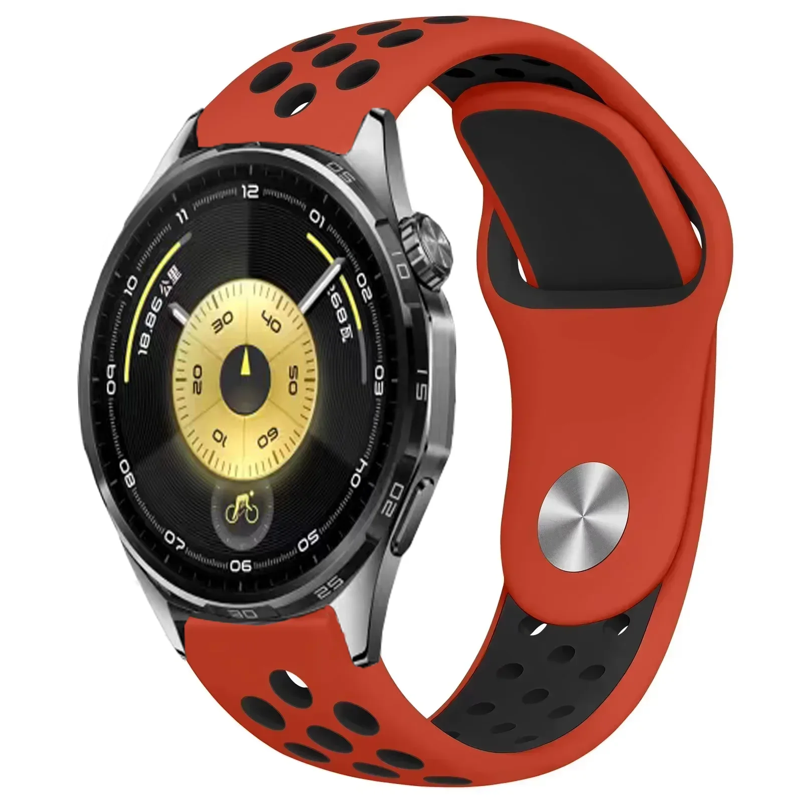 Breathable Silicone Sport Watch Strap – Multiple Sizes Available