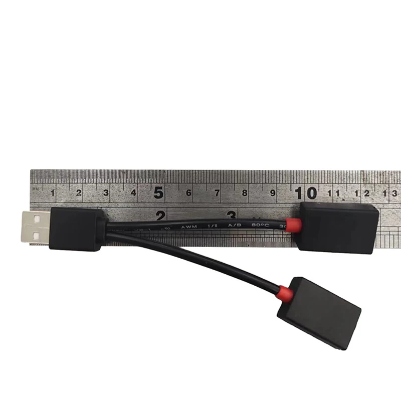 Çok İşlevli Adaptör Kablosu Şarj Kablosu 1 Giriş 2 Çıkış USB HUB Araba USB Splitter Kablosu Android Akıllı Telefonlar İçin