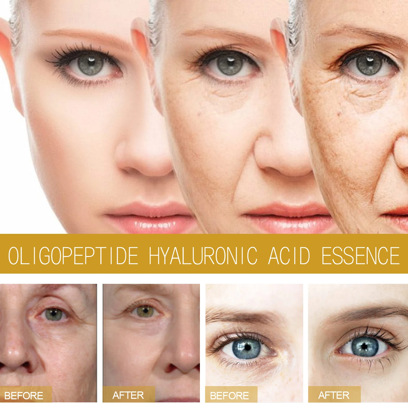 Eelhoe Collagen Essence Improvements Facial Skin Fading Wrinkle Moisture Replenishment Firming Anti-Wrinkle Essence Cosmetics