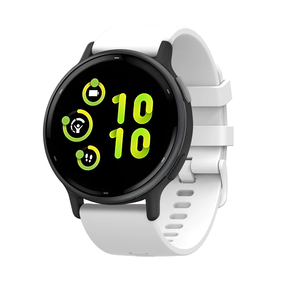 Versatile 20mm Silicone Smart Watch Band - Premium Comfort & Style