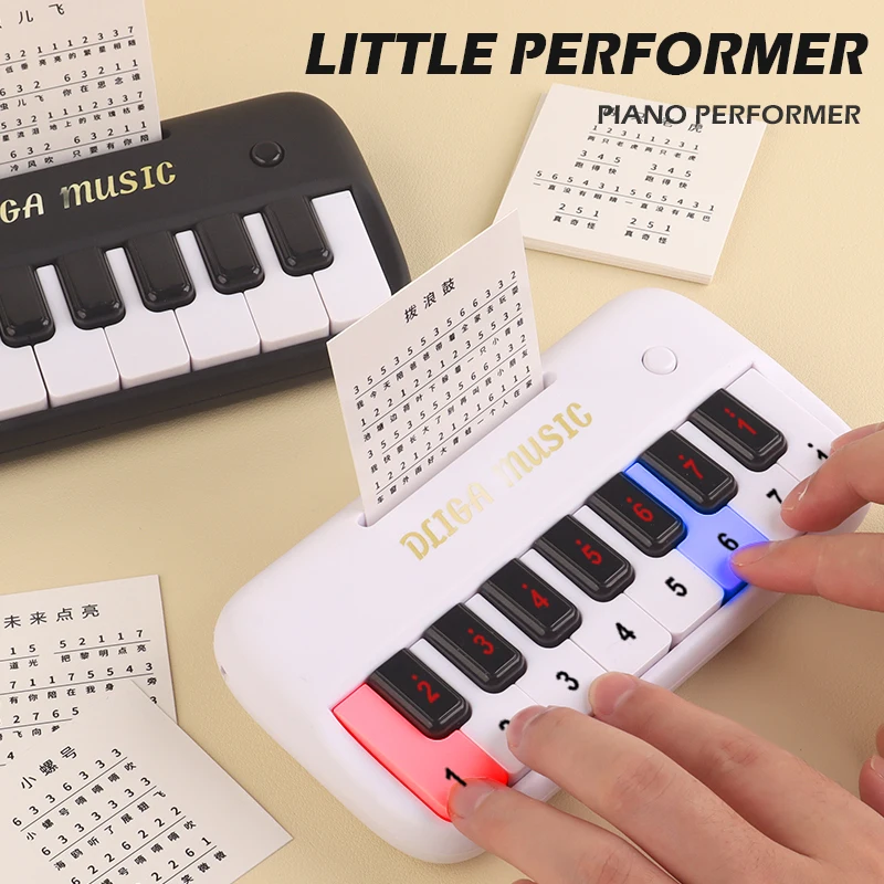 Plastic Electronic Mini Keyboard Piano Toy for Kids Music Learning