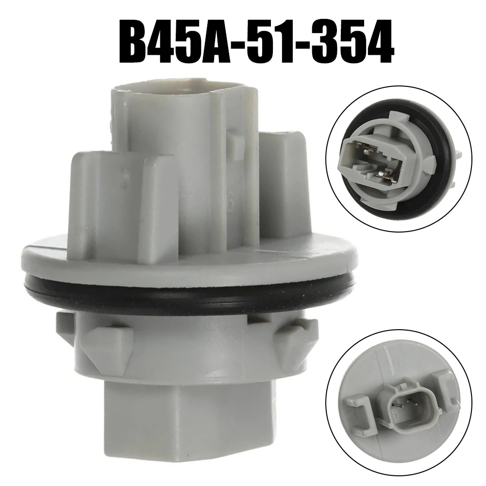 1x Turn Signal Light Socket Left Right Front Fits For Mazda 3 2014- #B45A-51-354 Gray Plastic Car Lamp Base Replacement Part
