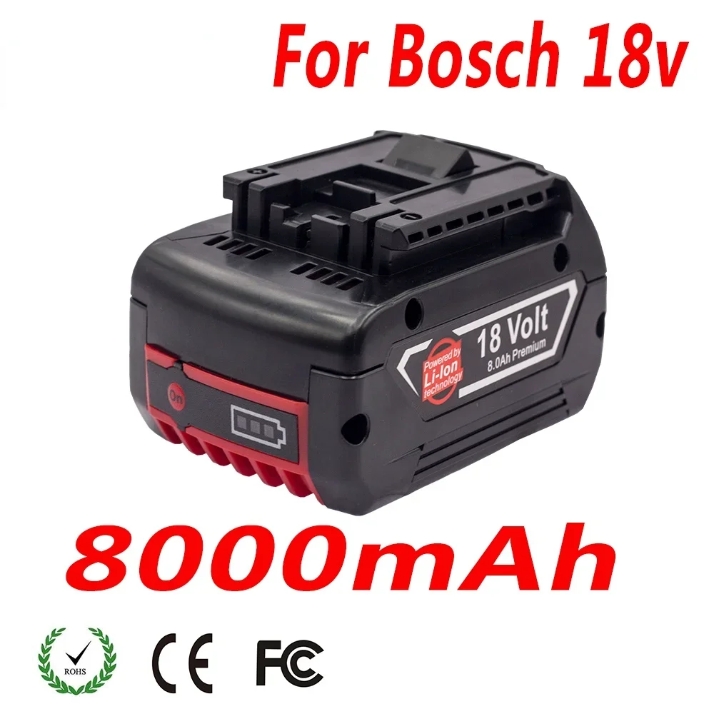 

18V Power Tool Battery 8Ah Compatible with BAT609 610 618619 Suitable for Original Bosch Advanced Battery Capacity and Long Life